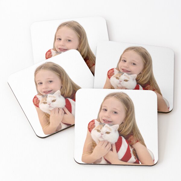 Item preview, like nastya holding a cute cat, like nastya cat lover designed and sold by theJuniorJams.