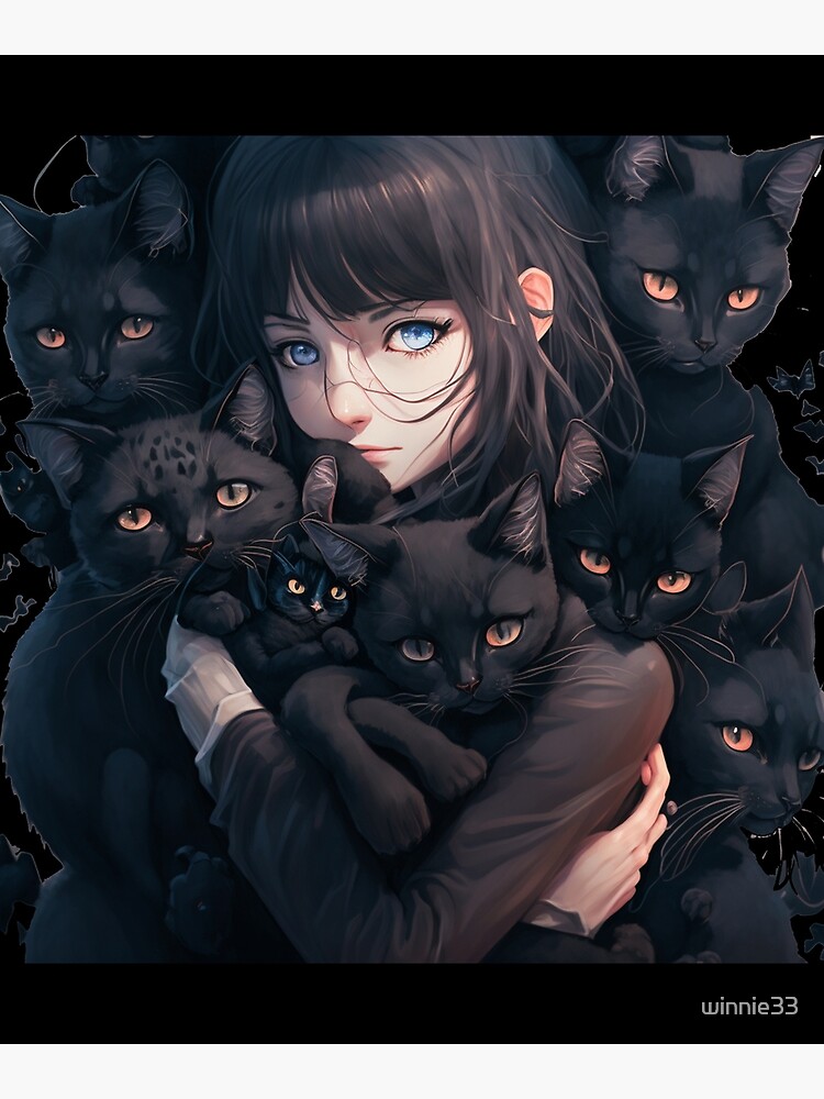 Black Anime Cat Shop - www.illva.com 1694986264