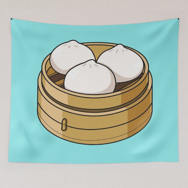 Item preview, Dim sum cartoon illustration designed and sold by Misscartoon.