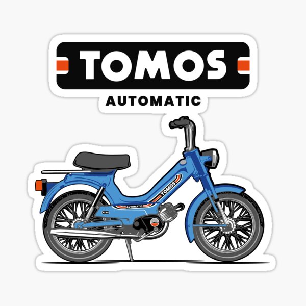 Tomos Sprint/Bullet reproduction tank decal — Detroit Moped Works
