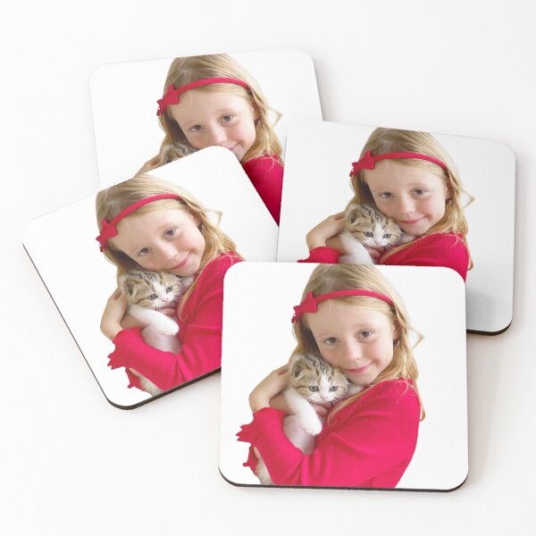 Item preview, like nastya holding a cute cat, like nastya cat lover,like nastya in red dress with cat designed and sold by theJuniorJams.