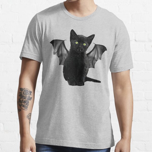 T Shirt T Shirt Drole De Chauve Souris Chat Noir De Batcat Par Trendytees12 Redbubble