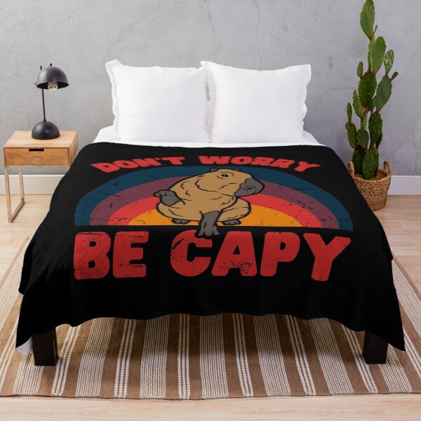 Item preview, Don't Worry Be Capy Happy Capybara designed and sold by brytfanna.