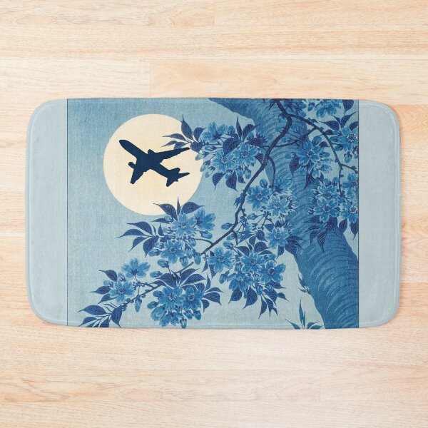Item preview, Airplane Silhouette Over The Moon designed and sold by SpicyAviator.