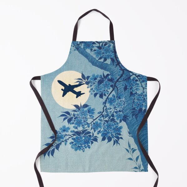 Item preview, Airplane Silhouette Over The Moon designed and sold by SpicyAviator.