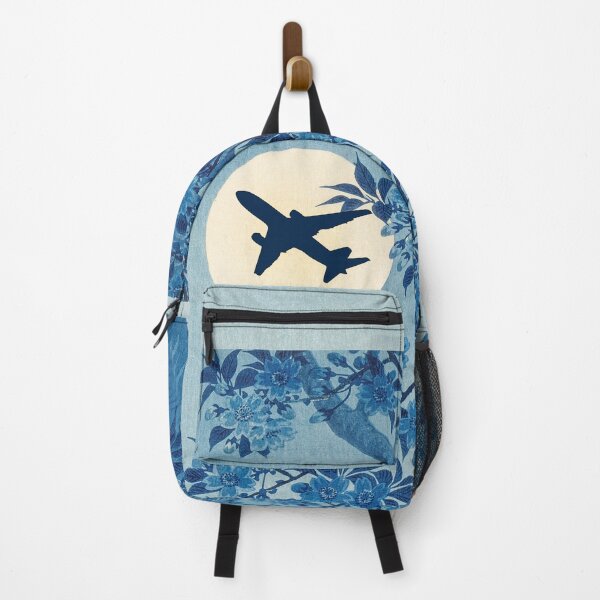 Item preview, Airplane Silhouette Over The Moon designed and sold by SpicyAviator.