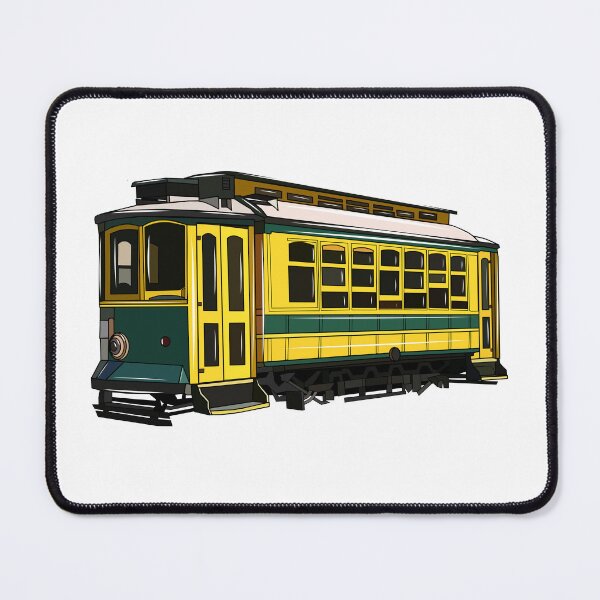 Item preview, Mata trolley cartoon illustration designed and sold by Misscartoon.