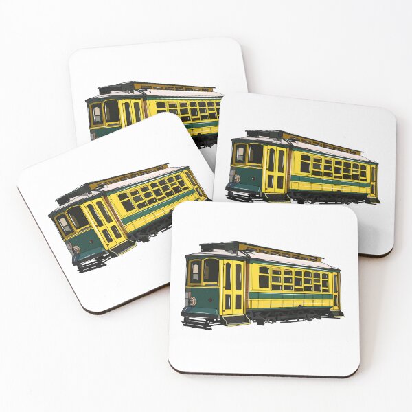 Item preview, Mata trolley cartoon illustration designed and sold by Misscartoon.