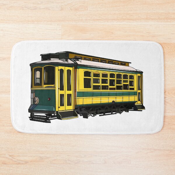 Item preview, Mata trolley cartoon illustration designed and sold by Misscartoon.