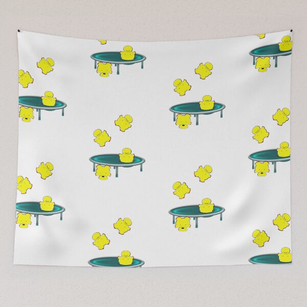 Item preview, gruntpigs trampolining yellow whobbly blobs designed and sold by gruntpig.
