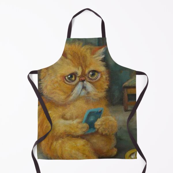 Item preview, Rich Royal cat sad watching phone , artistic and graphic illustration of rich street cat designed and sold by Rishabhthinks.