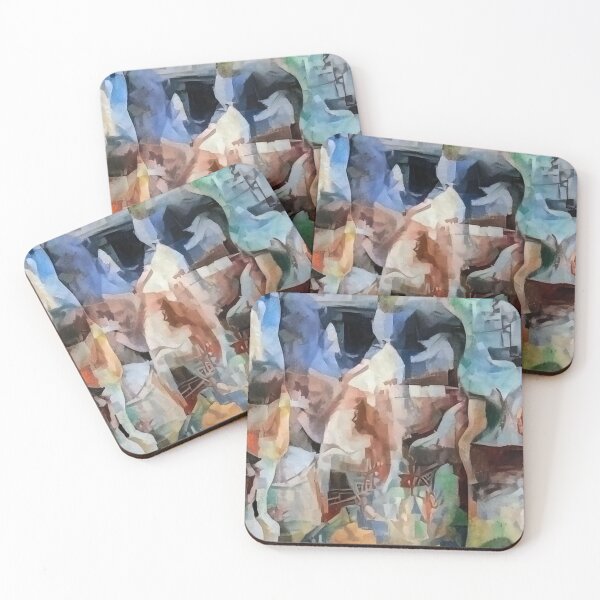 Item preview, Abstract painting in soft colors designed and sold by rolffimages.