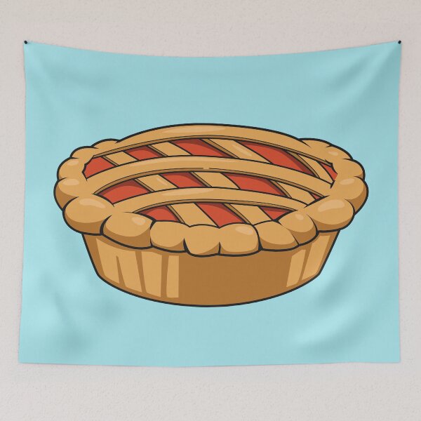 Item preview, Pie cartoon illustration designed and sold by Misscartoon.