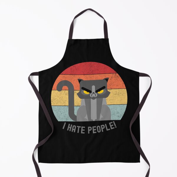 Item preview, All I hate people cat retro vintage designed and sold by BestBoyStore.