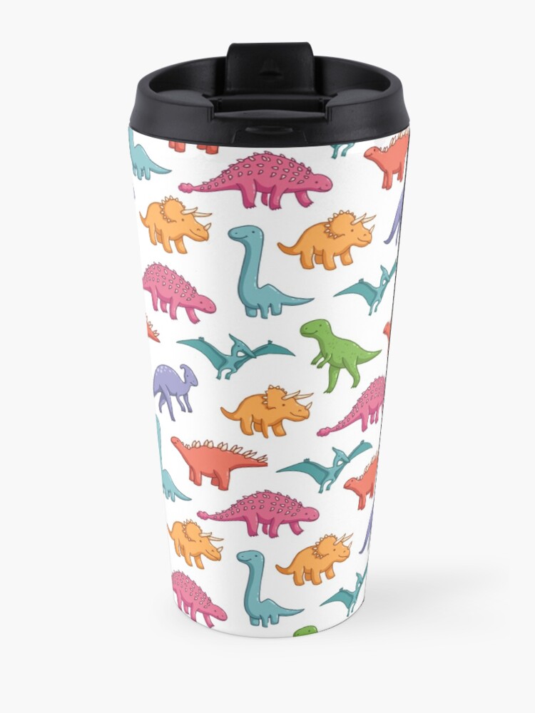 Alternate view of dinosaurs Travel Coffee Mug