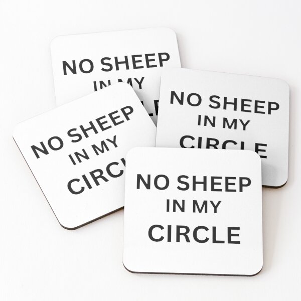 Item preview, No sheep in my circle! designed and sold by xWhiteRose.