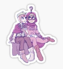 quiet nights Sticker