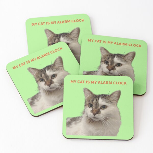 Item preview, My Cat Is My Alarm Clock designed and sold by TechLaughs.