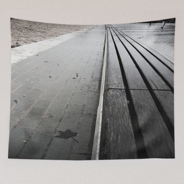Item preview, Bench on the beach in a kind of fine art designed and sold by frankuffmann.