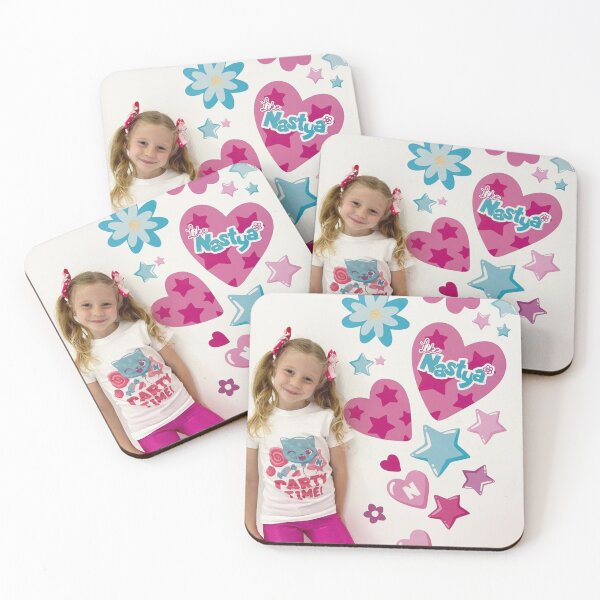 Item preview, like Nastya with a smiling face and a cats in the background designed and sold by theJuniorJams.