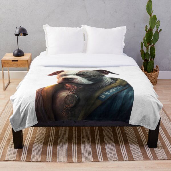 Item preview, retrato de pitbull designed and sold by The Enthousiaste.