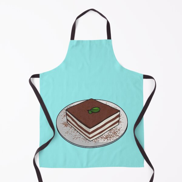 Item preview, Tiramisu cake cartoon illustration designed and sold by Misscartoon.