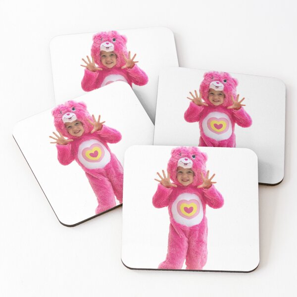 Item preview, Nastya wearing a pink bear costume designed and sold by theJuniorJams.