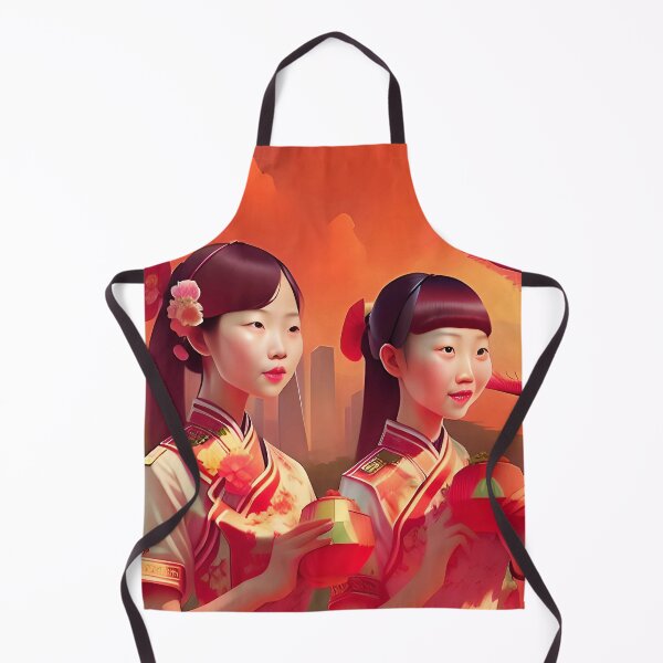 Item preview, Chinese women in a garden in Singapore designed and sold by Kawaii Girl.
