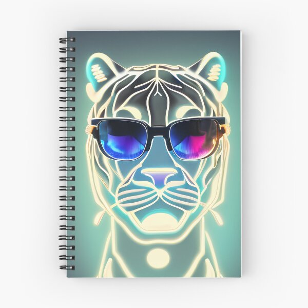 Item preview, Glowing White Tiger designed and sold by PopOptikal.
