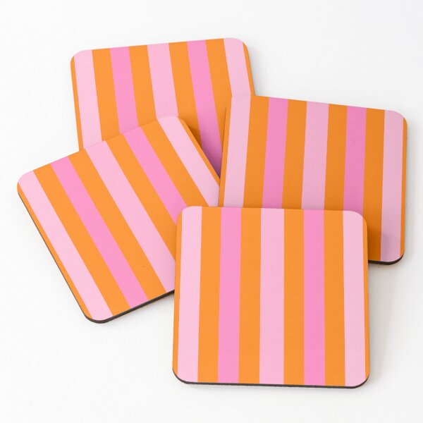 Item preview, Orange and Pink Stripes designed and sold by OneThreeSix.