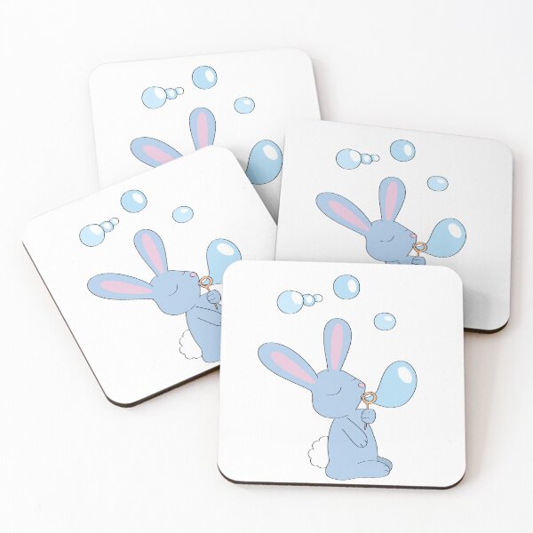 Item preview, Bubbly blue bunny designed and sold by de-creartique.