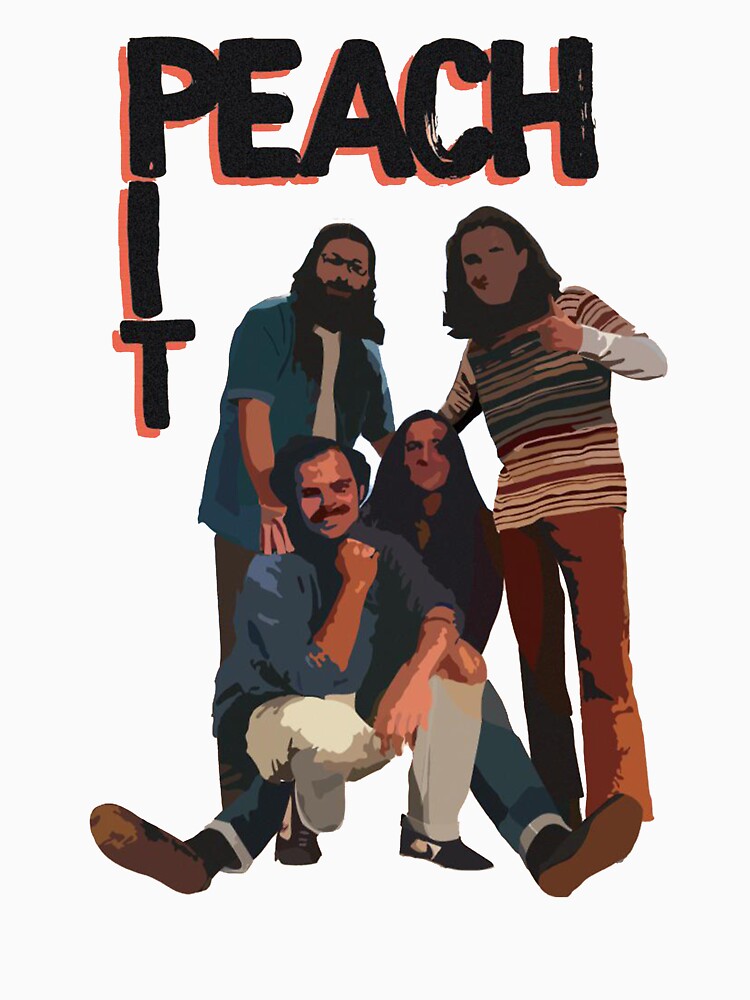"Peach Pit Illustration Pop band Neil Smith Christopher Vanderkooy" T