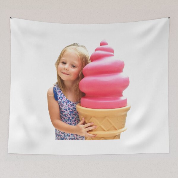 Item preview, Like Nastya holding a big ice cream cone designed and sold by theJuniorJams.
