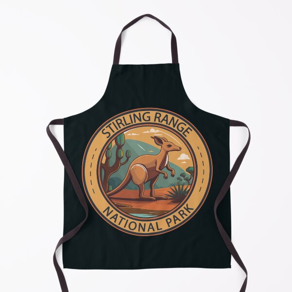 Item preview, Stirling Range National Park Australia Kangaroo Badge designed and sold by KrisSidDesigns.