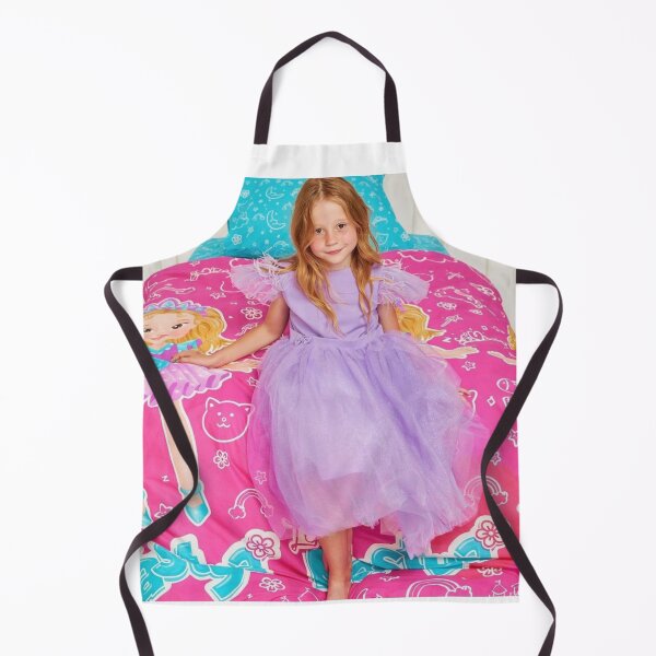 Item preview, Nastya lounging on a big pink bed designed and sold by theJuniorJams.