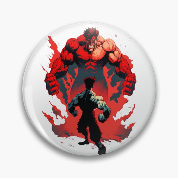 Item preview, Anime Boy With Big Muscles In A Big Fight Against A Red Demon designed and sold by YSNbr.