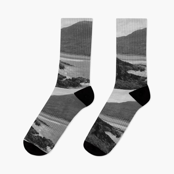 Item preview, Inishowen Coastline Donegal Ireland black and white designed and sold by eddiebarronshop.