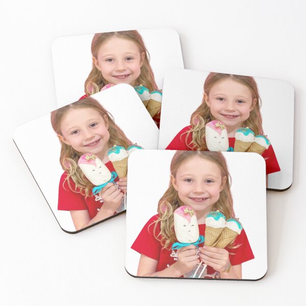 Item preview, Like Nastya holding candy and ice cream cones, like nastya cute smile designed and sold by theJuniorJams.