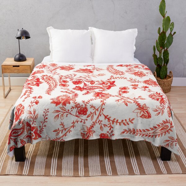 Item preview, Abstract flower red pattern designed and sold by FunArt4You.