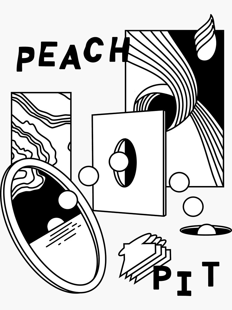 "Peach Pit Poster Art Pop band Neil Smith Christopher Vanderkooy