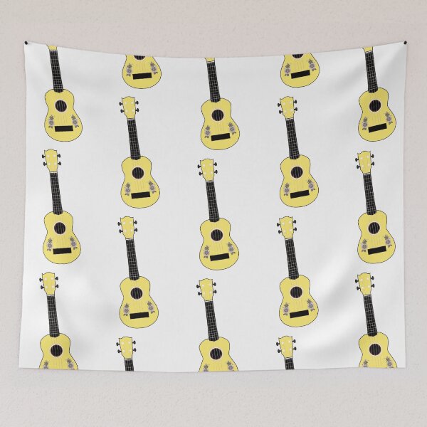 Item preview, Ukulele in yellow designed and sold by piesdesignart.