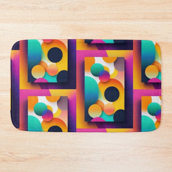 Item preview, Colorful abstract fluid shapes organic geometric patterns 36 designed and sold by vishalraifx.