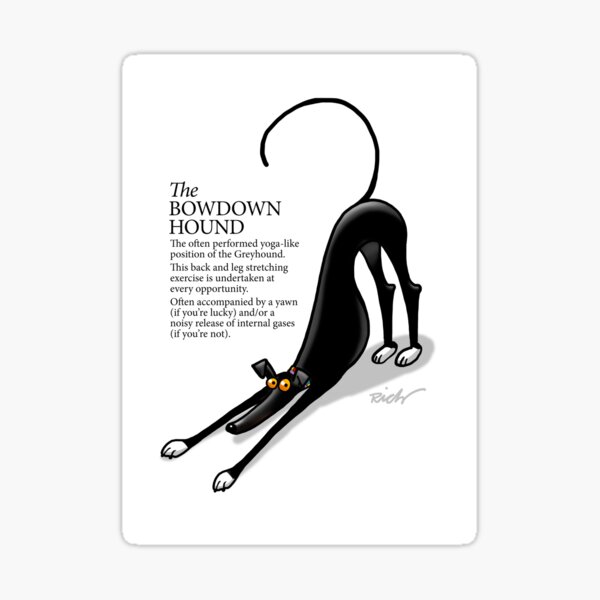 Item preview, Bowdown Hound (with caption) designed and sold by RichSkipworth.