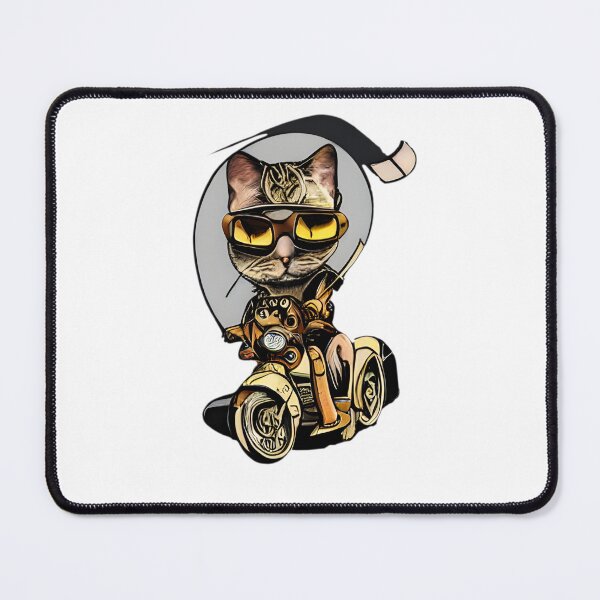 Item preview, Biker punk cat designed and sold by test26.