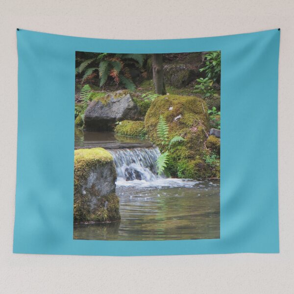 Item preview, Waterfall, Japanese Garden - Portland, Oregon designed and sold by TechLaughs.