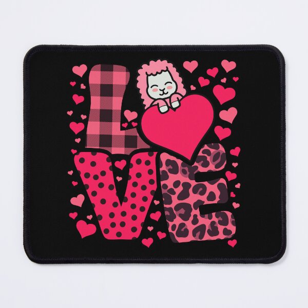 Item preview, Cute Kawaii Valentine Llama Love Hearts Valentines Day designed and sold by JokeGysen.