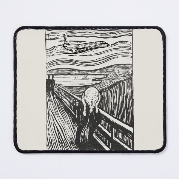 Item preview, The Scream with airplane designed and sold by SpicyAviator.