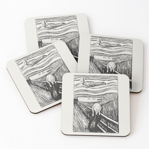 Item preview, The Scream with airplane designed and sold by SpicyAviator.