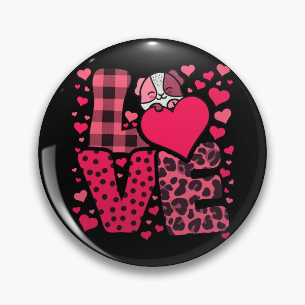 Item preview, Cute Kawaii Valentine Guinea Pig Love Hearts Valentines Day designed and sold by JokeGysen.