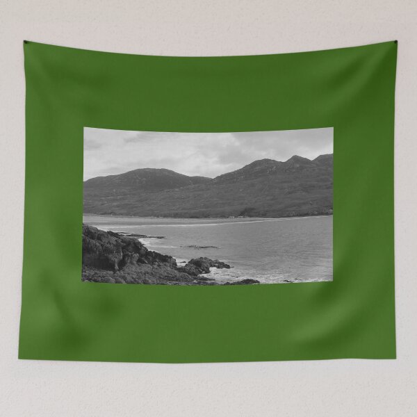Item preview, Awesome Inishowen coast in Donegal Ireland black and white designed and sold by eddiebarronshop.
